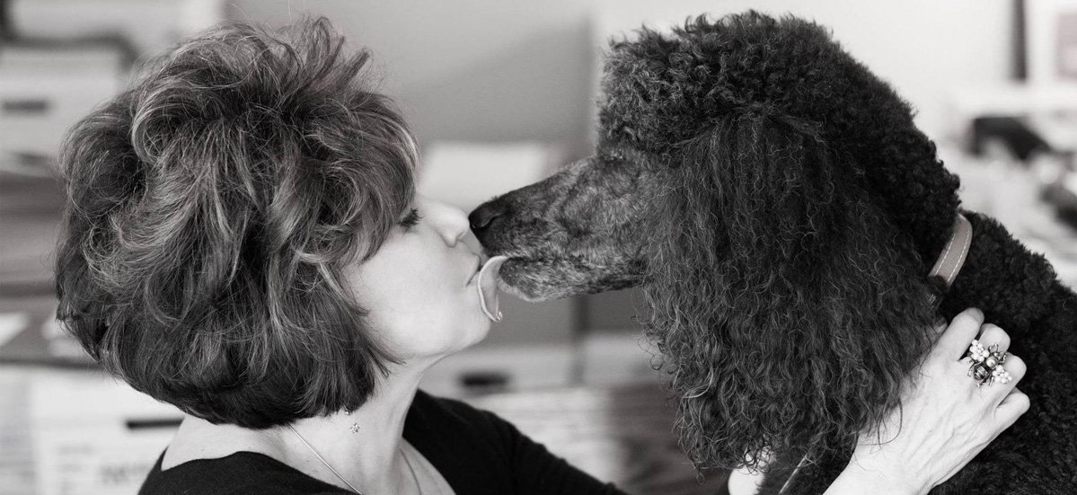 Linda Kenney Baden Portrait With Dog